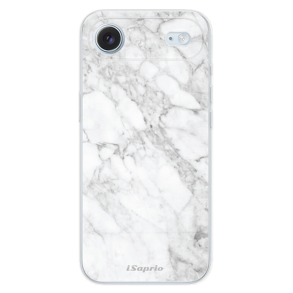 Odolné silikónové puzdro iSaprio - SilverMarble 14 - iPhone 17 Air