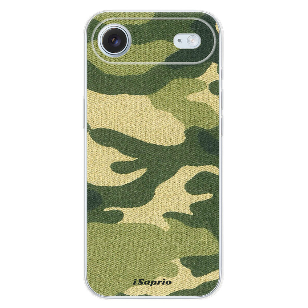 Odolné silikónové puzdro iSaprio - Green Camuflage 01 - iPhone 17 Air