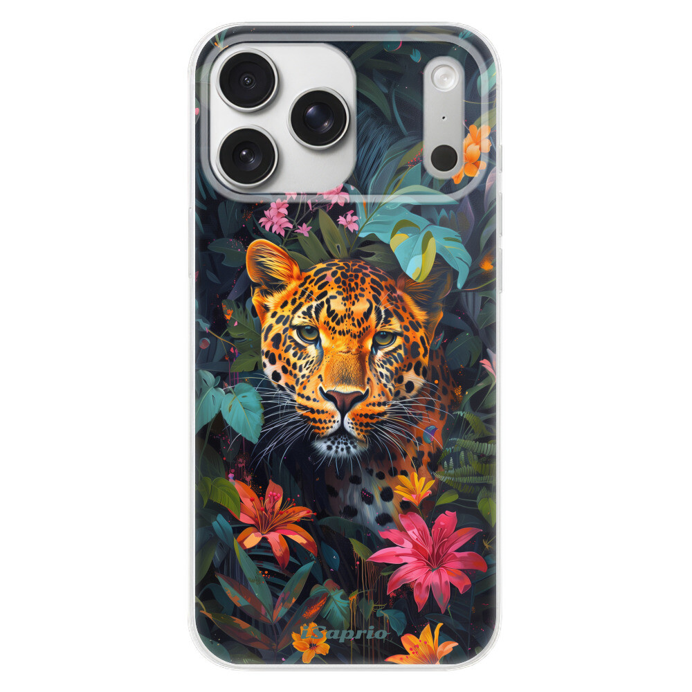 Odolné silikónové puzdro iSaprio - Flower Jaguar - iPhone 17 Pro Max