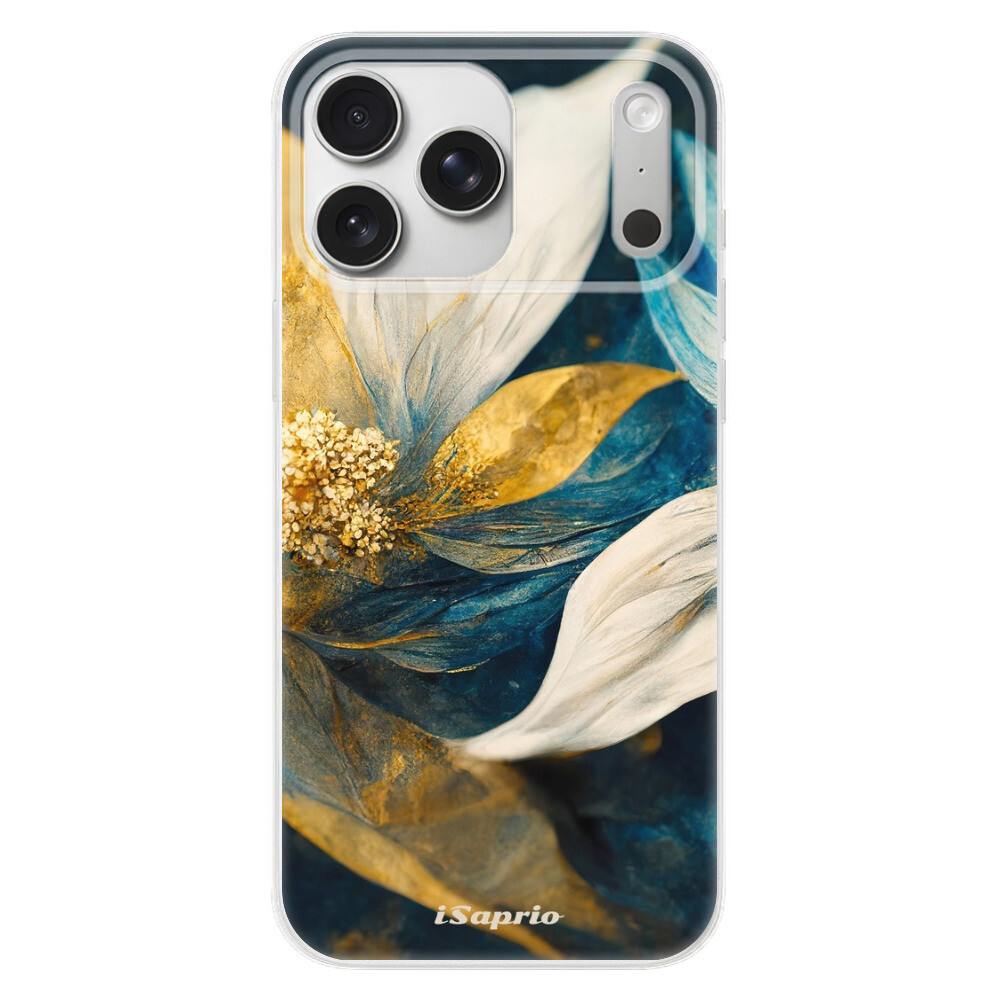 Odolné silikónové puzdro iSaprio - Gold Petals - iPhone 17 Pro Max