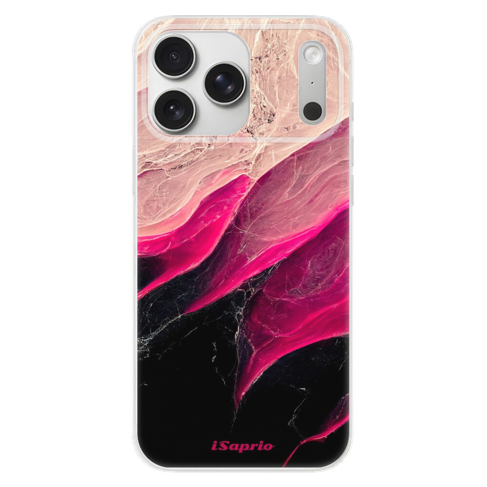 Odolné silikónové puzdro iSaprio - Black and Pink - iPhone 17 Pro Max