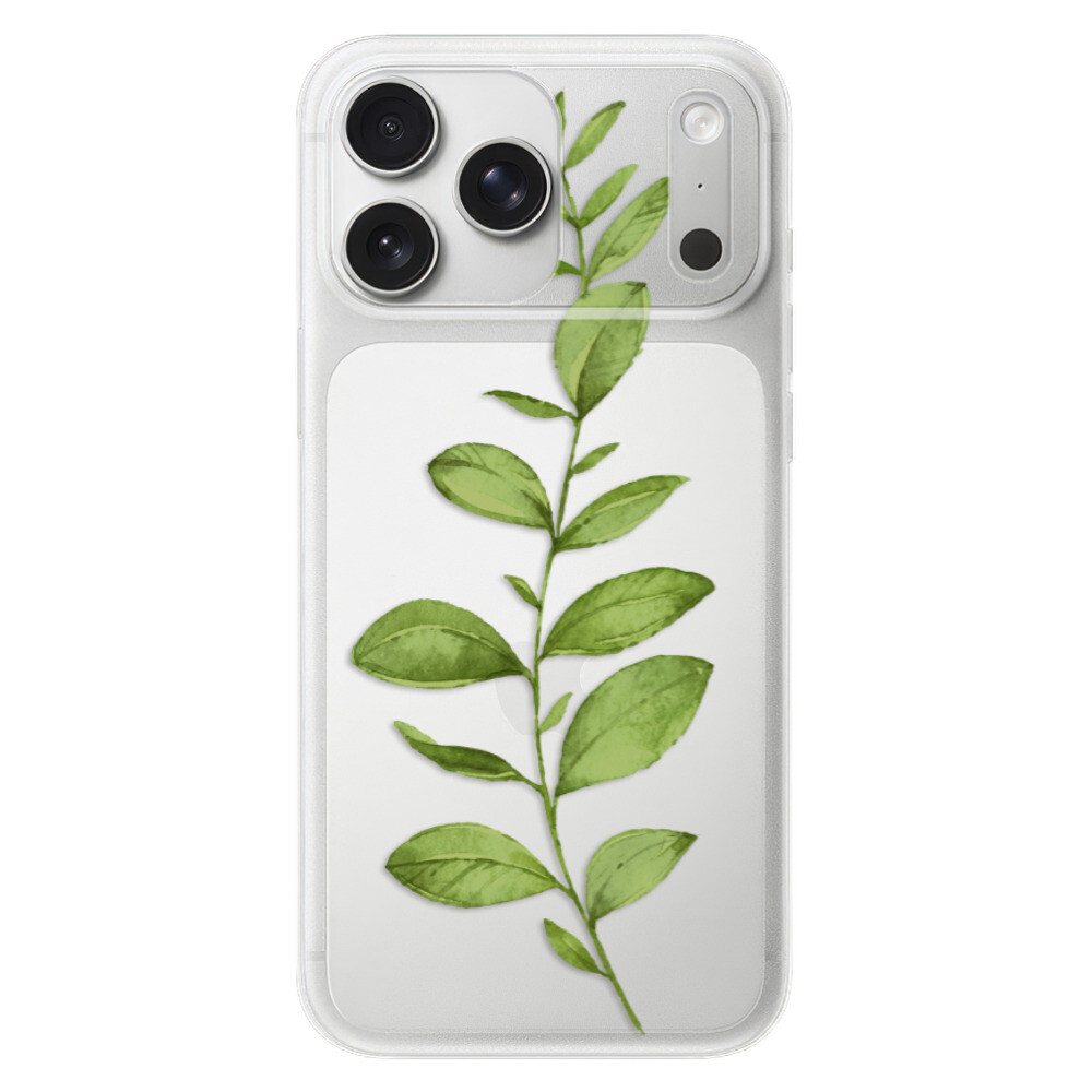Odolné silikónové puzdro iSaprio - Green Plant 01 - iPhone 17 Pro Max
