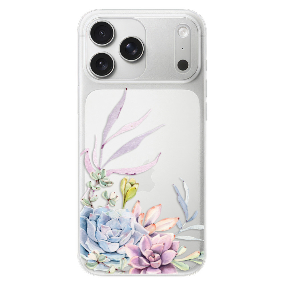 Odolné silikónové puzdro iSaprio - Succulent 01 - iPhone 17 Pro Max