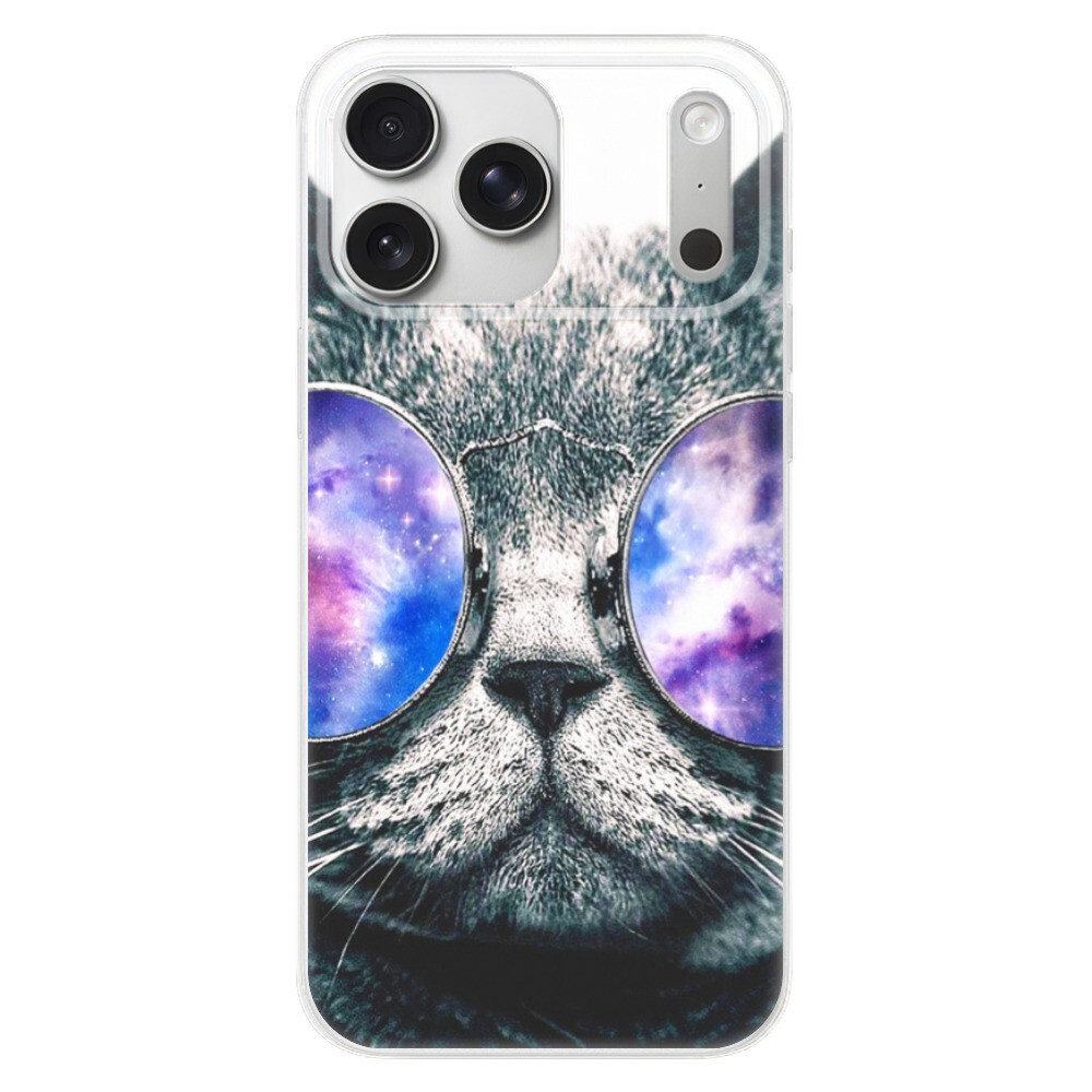 Odolné silikónové puzdro iSaprio - Galaxy Cat - iPhone 17 Pro Max