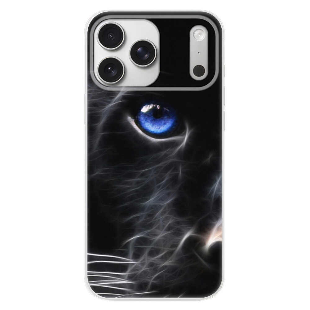 Odolné silikónové puzdro iSaprio - Black Puma - iPhone 17 Pro Max