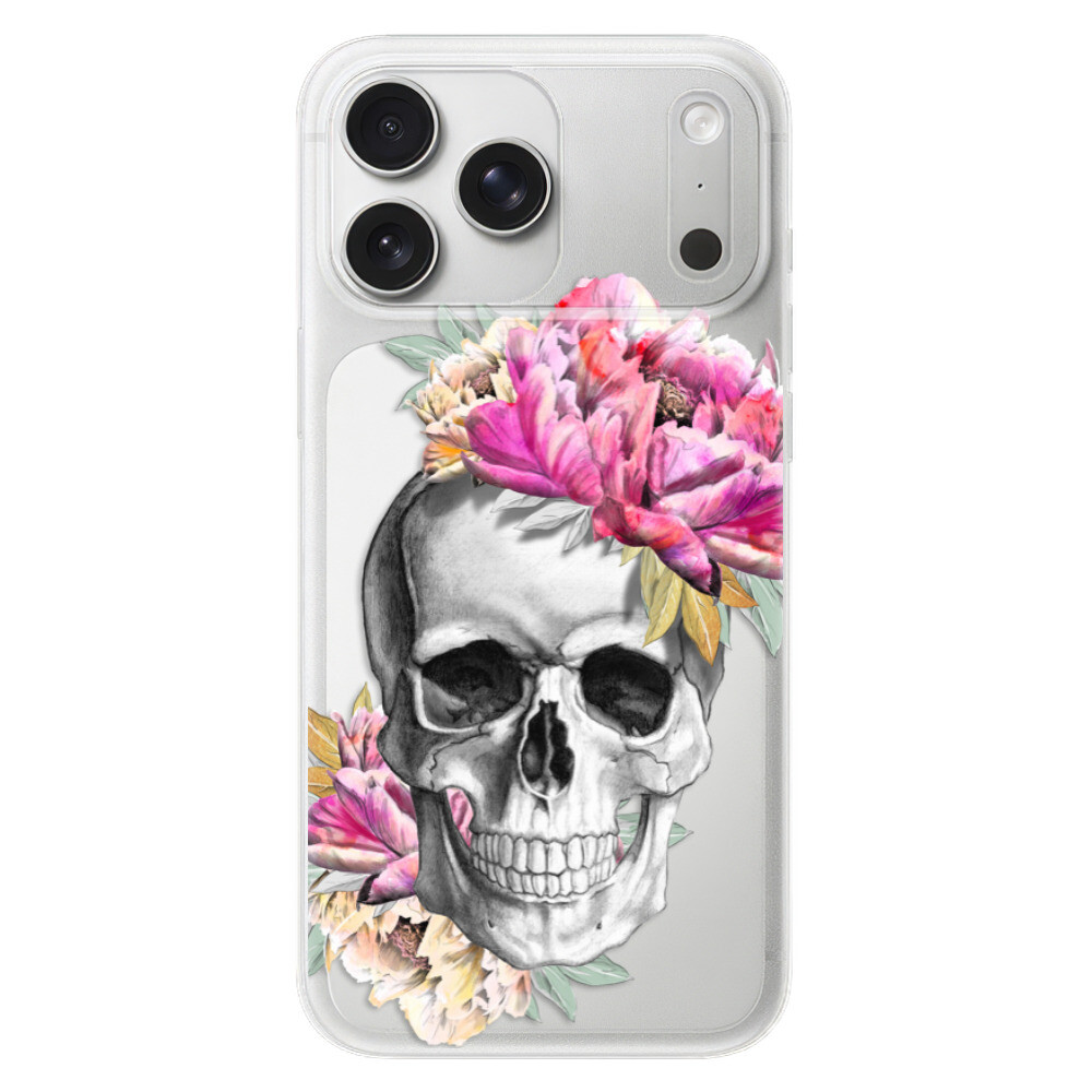 Odolné silikónové puzdro iSaprio - Pretty Skull - iPhone 17 Pro Max