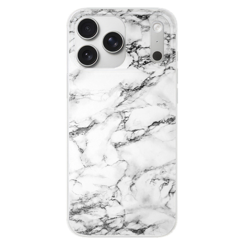 Odolné silikónové puzdro iSaprio - White Marble 01 - iPhone 17 Pro Max