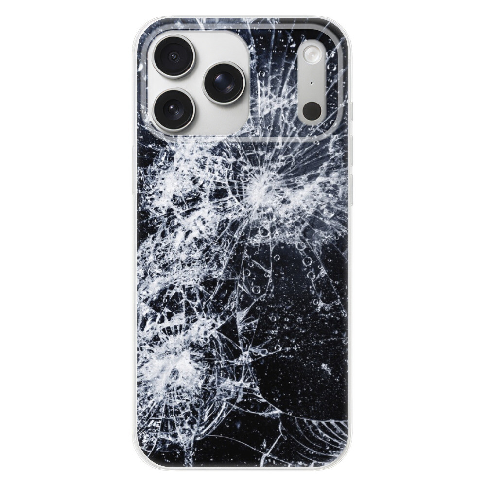 Odolné silikónové puzdro iSaprio - Cracked - iPhone 17 Pro Max