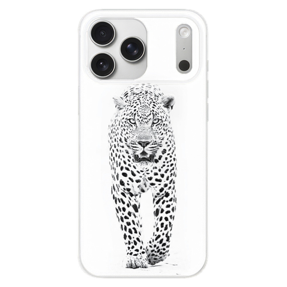 Odolné silikónové puzdro iSaprio - White Jaguar - iPhone 17 Pro Max