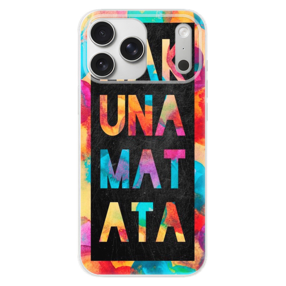 Odolné silikónové puzdro iSaprio - Hakuna Matata 01 - iPhone 17 Pro Max