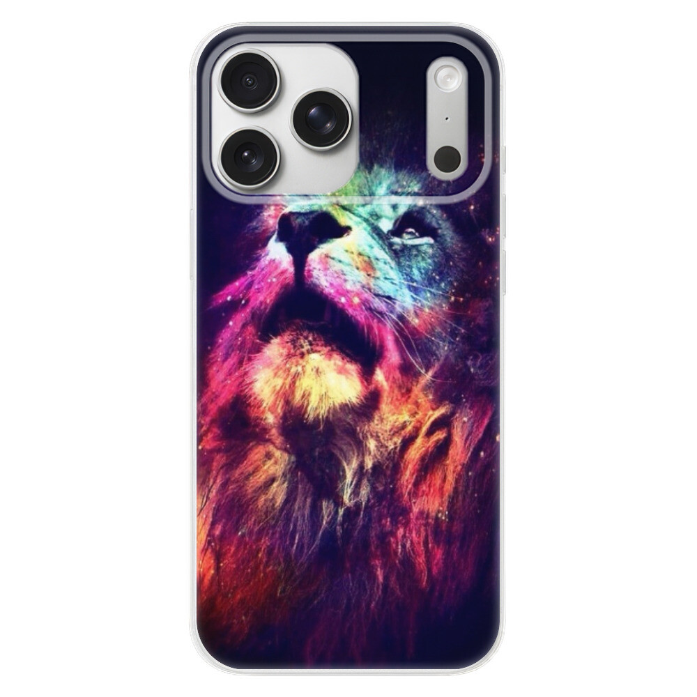 Odolné silikónové puzdro iSaprio - Lion in Colors - iPhone 17 Pro Max