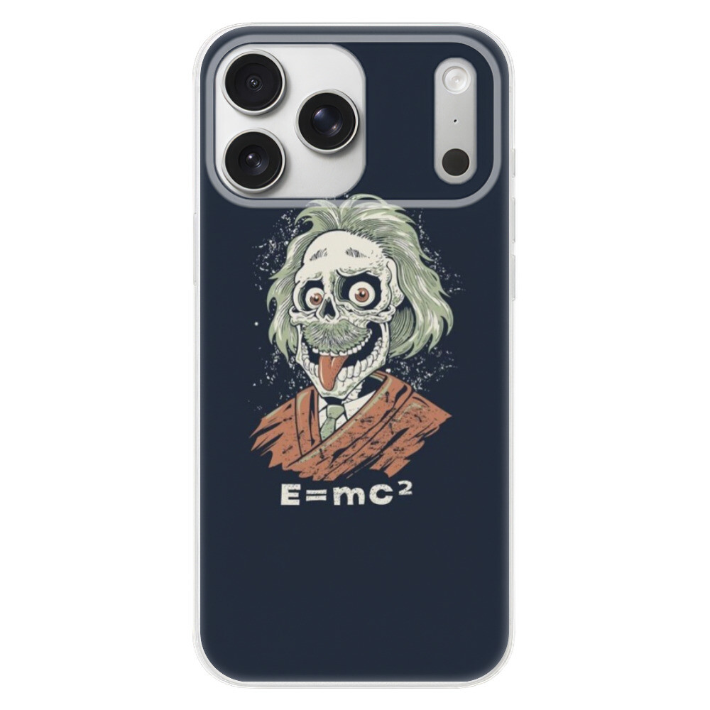 Odolné silikónové puzdro iSaprio - Einstein 01 - iPhone 17 Pro Max