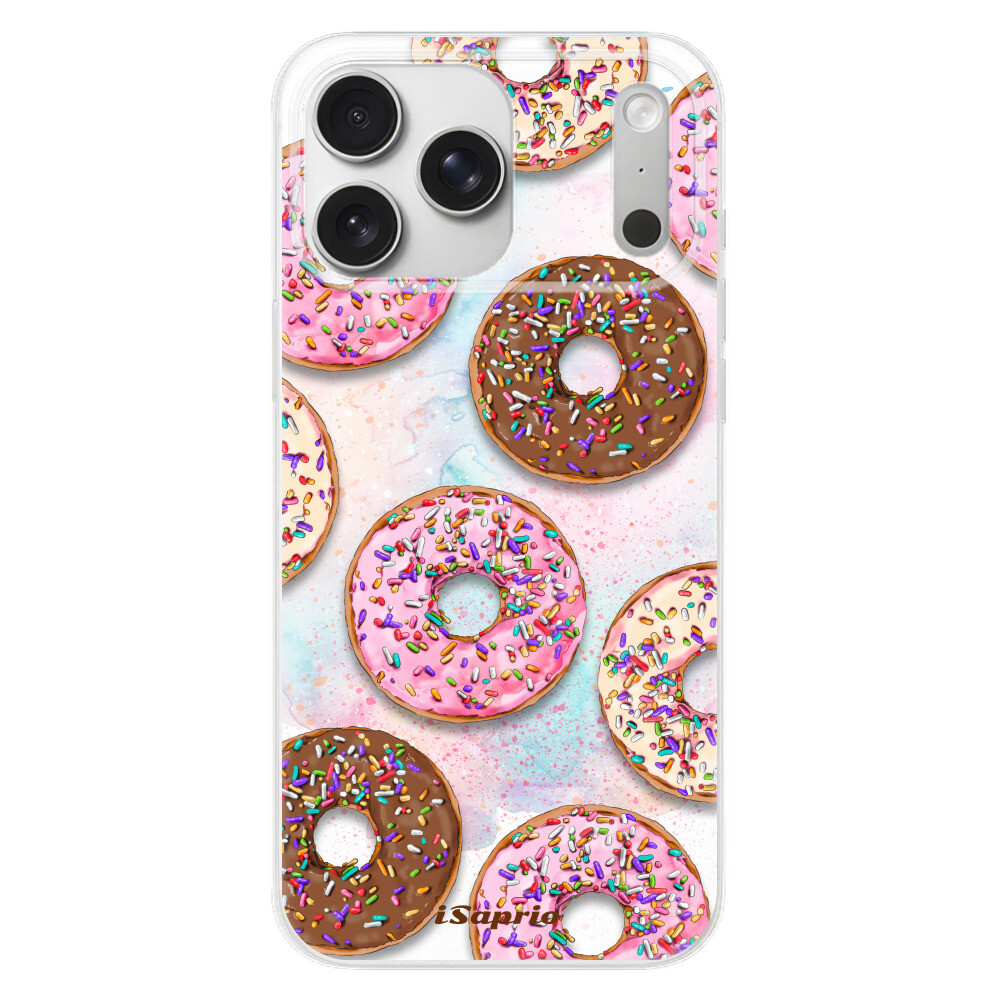 Odolné silikónové puzdro iSaprio - Donuts 11 - iPhone 17 Pro Max