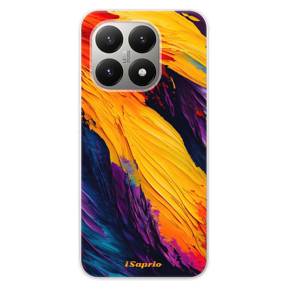 Odolné silikónové puzdro iSaprio - Orange Paint - Xiaomi 15T