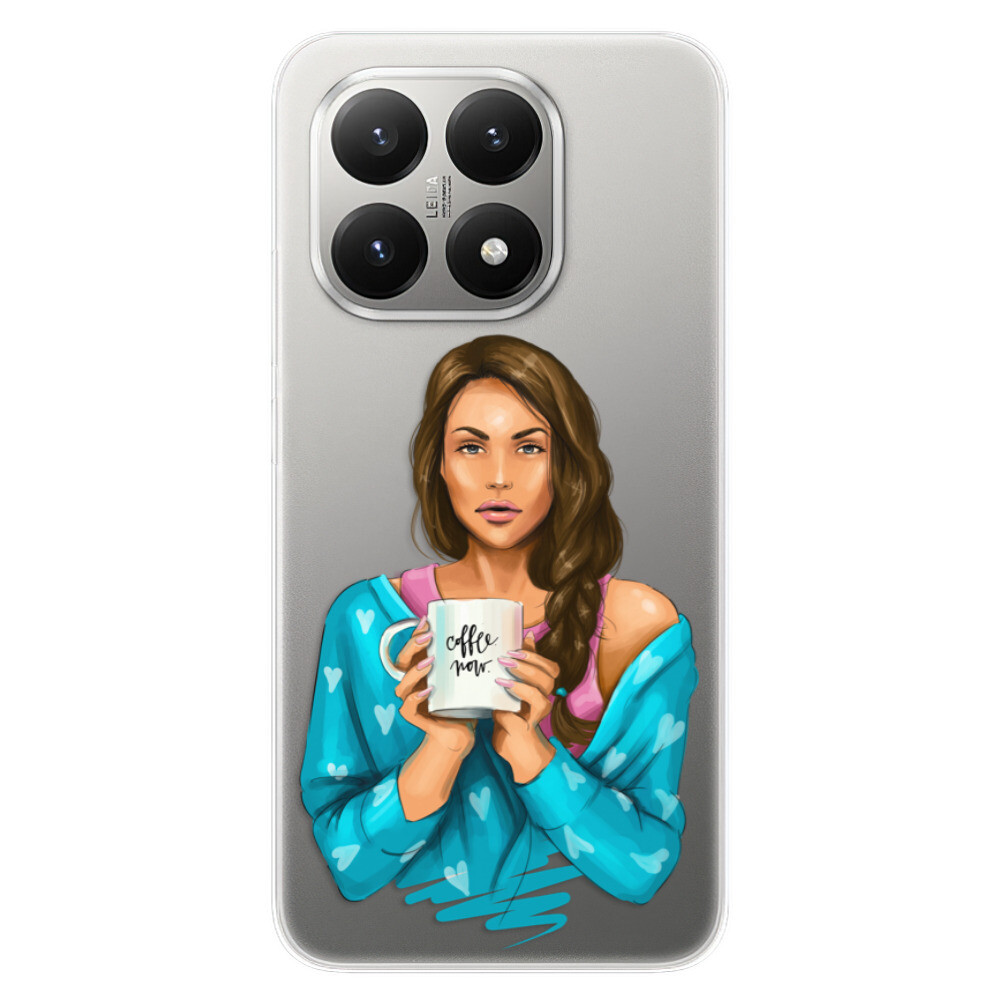 Odolné silikónové puzdro iSaprio - Coffe Now - Brunette - Xiaomi 15T