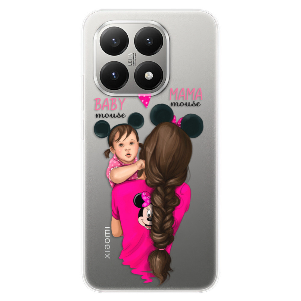 Odolné silikónové puzdro iSaprio - Mama Mouse Brunette and Girl - Xiaomi 15T