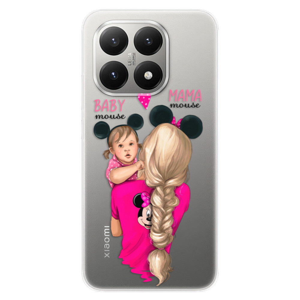 Odolné silikónové puzdro iSaprio - Mama Mouse Blond and Girl - Xiaomi 15T