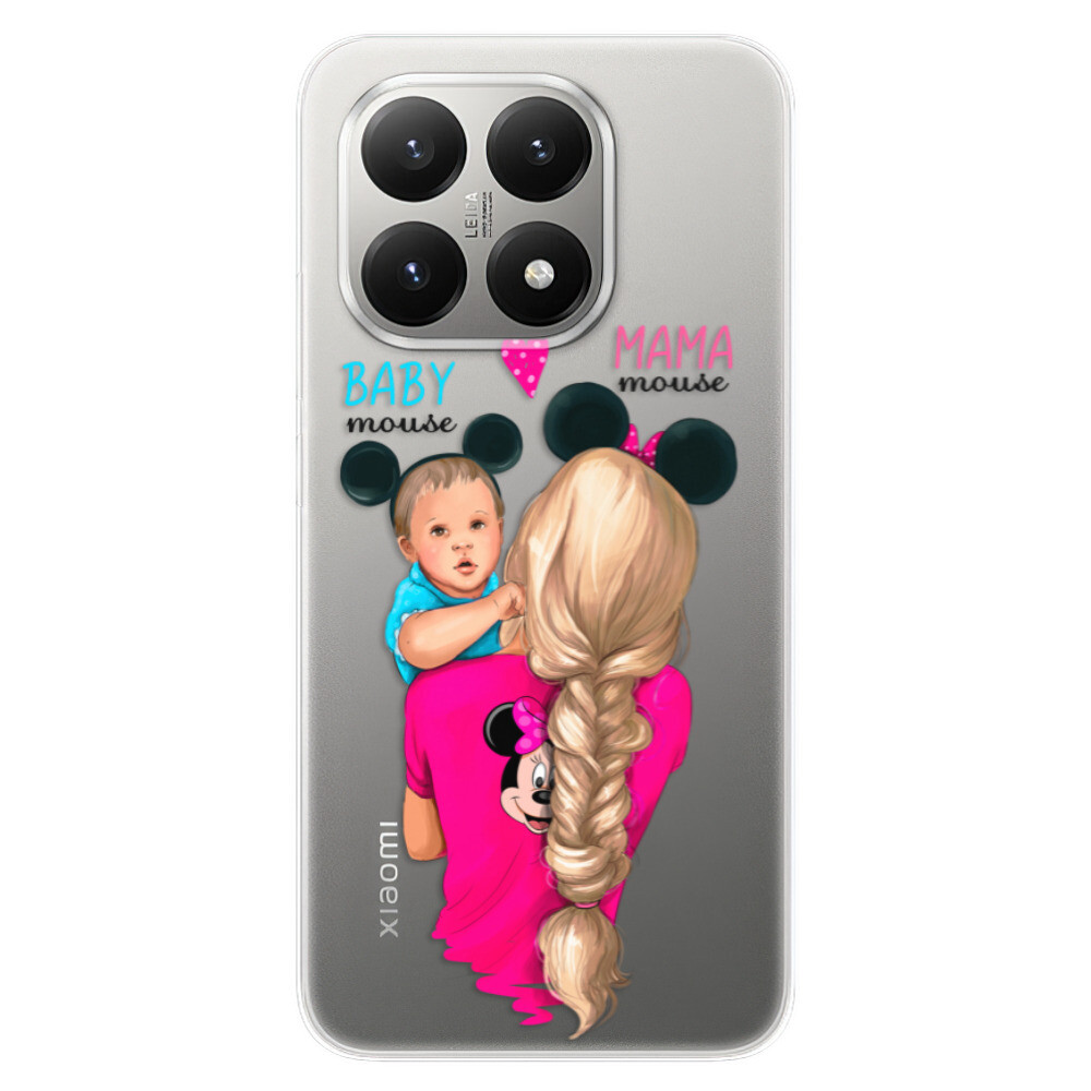 Odolné silikónové puzdro iSaprio - Mama Mouse Blonde and Boy - Xiaomi 15T