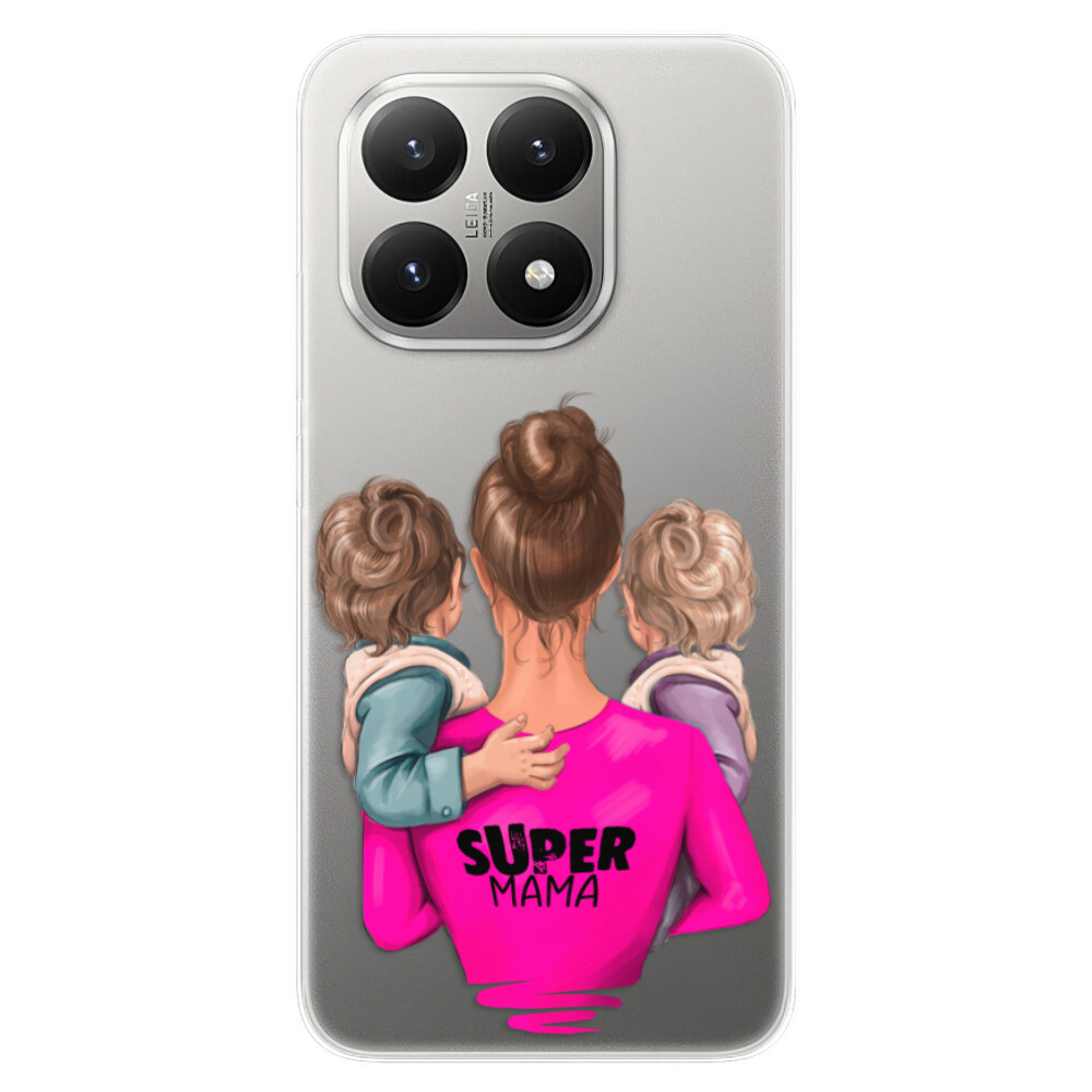 Odolné silikónové puzdro iSaprio - Super Mama - Two Boys - Xiaomi 15T