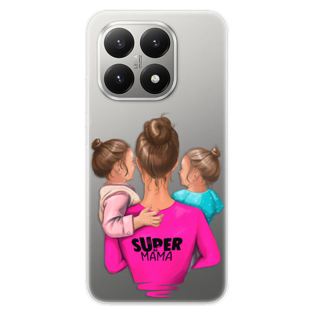 Odolné silikónové puzdro iSaprio - Super Mama - Two Girls - Xiaomi 15T
