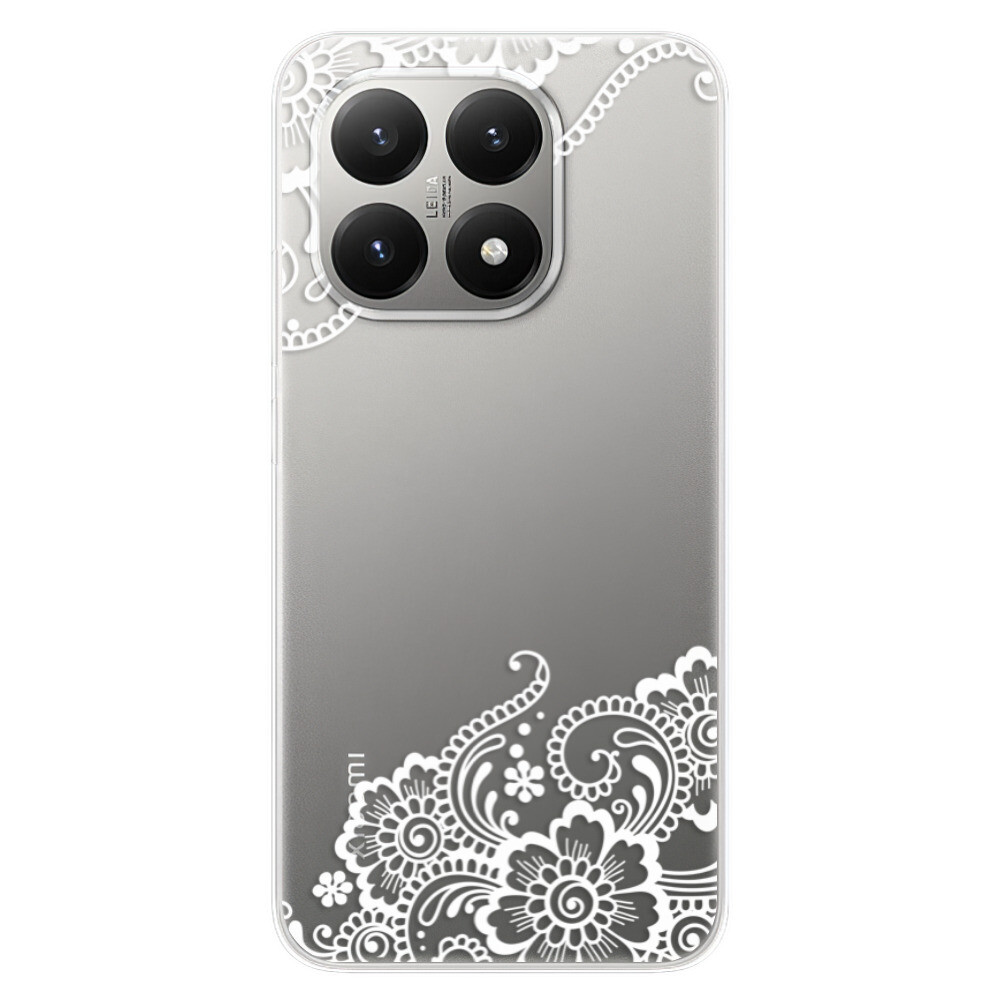 Odolné silikónové puzdro iSaprio - White Lace 02 - Xiaomi 15T