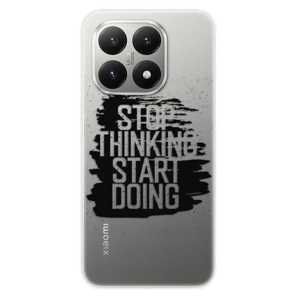 Odolné silikónové puzdro iSaprio - Start Doing - black - Xiaomi 15T