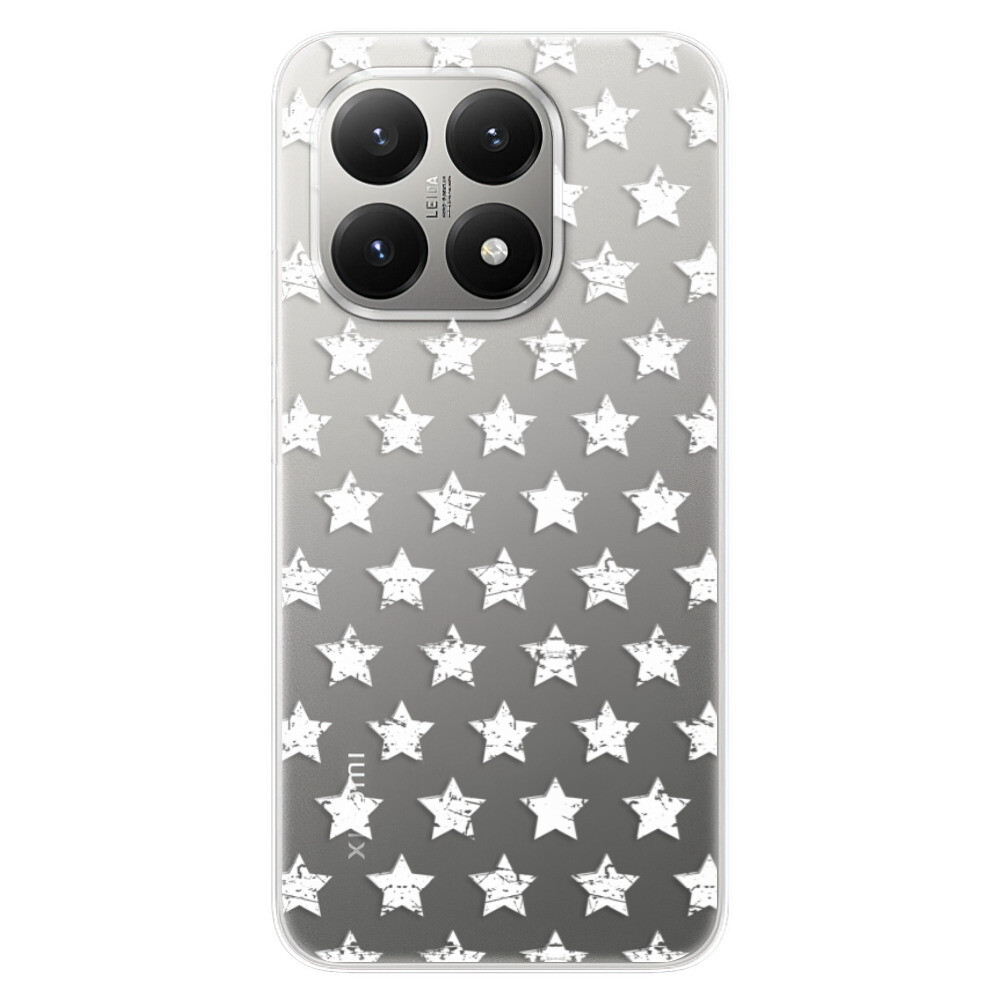 Odolné silikónové puzdro iSaprio - Stars Pattern - white - Xiaomi 15T