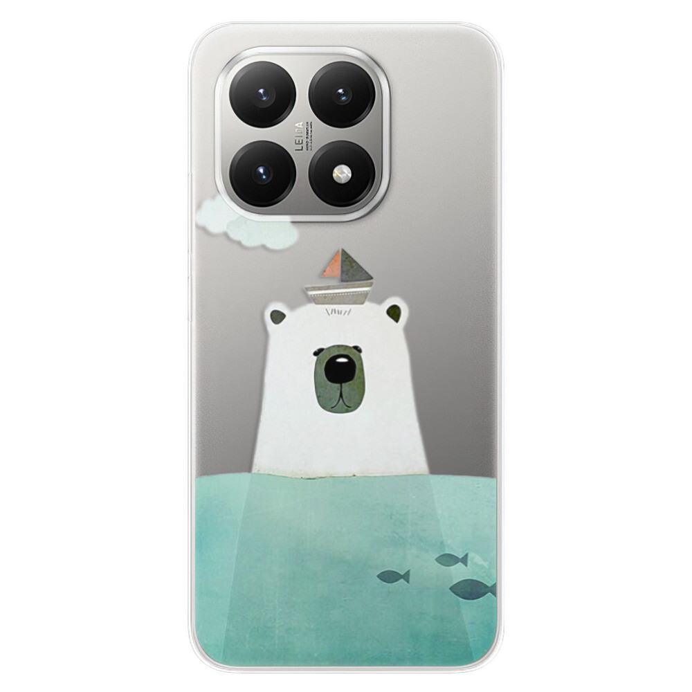 Odolné silikónové puzdro iSaprio - Bear With Boat - Xiaomi 15T
