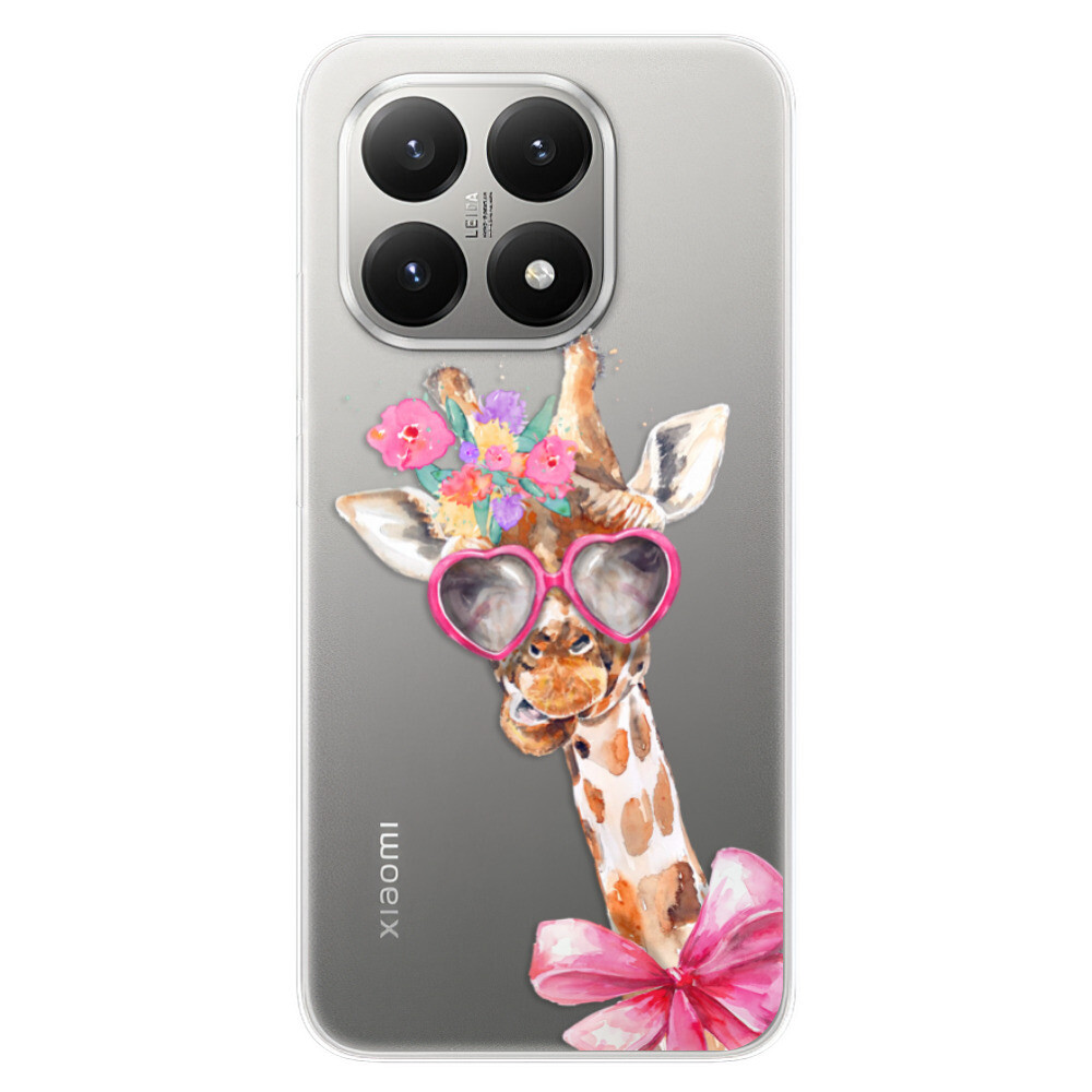 Odolné silikónové puzdro iSaprio - Lady Giraffe - Xiaomi 15T