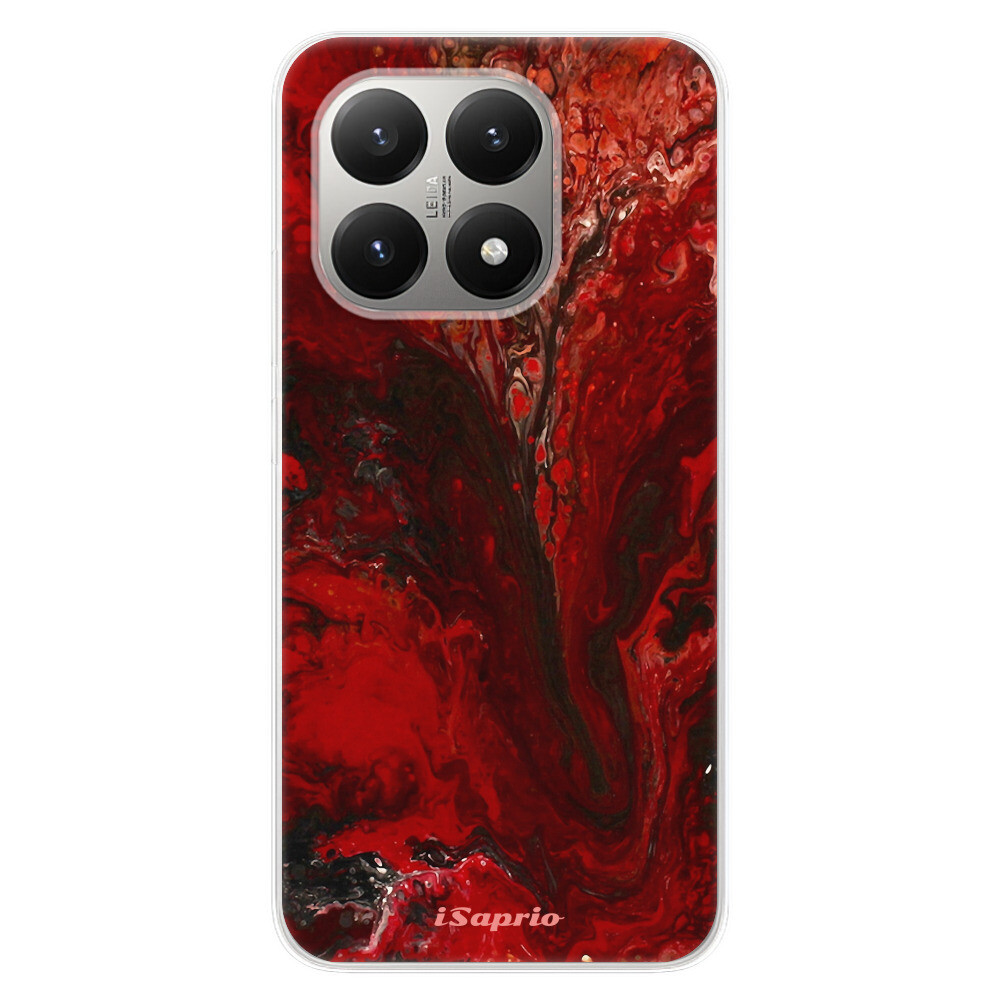 Odolné silikónové puzdro iSaprio - RedMarble 17 - Xiaomi 15T