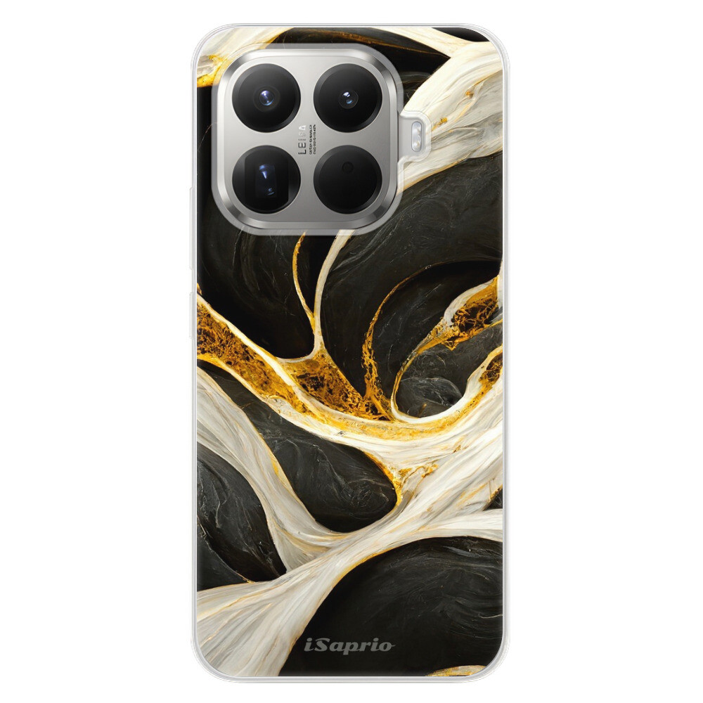 Odolné silikónové puzdro iSaprio - Black and Gold - Xiaomi 15T Pro