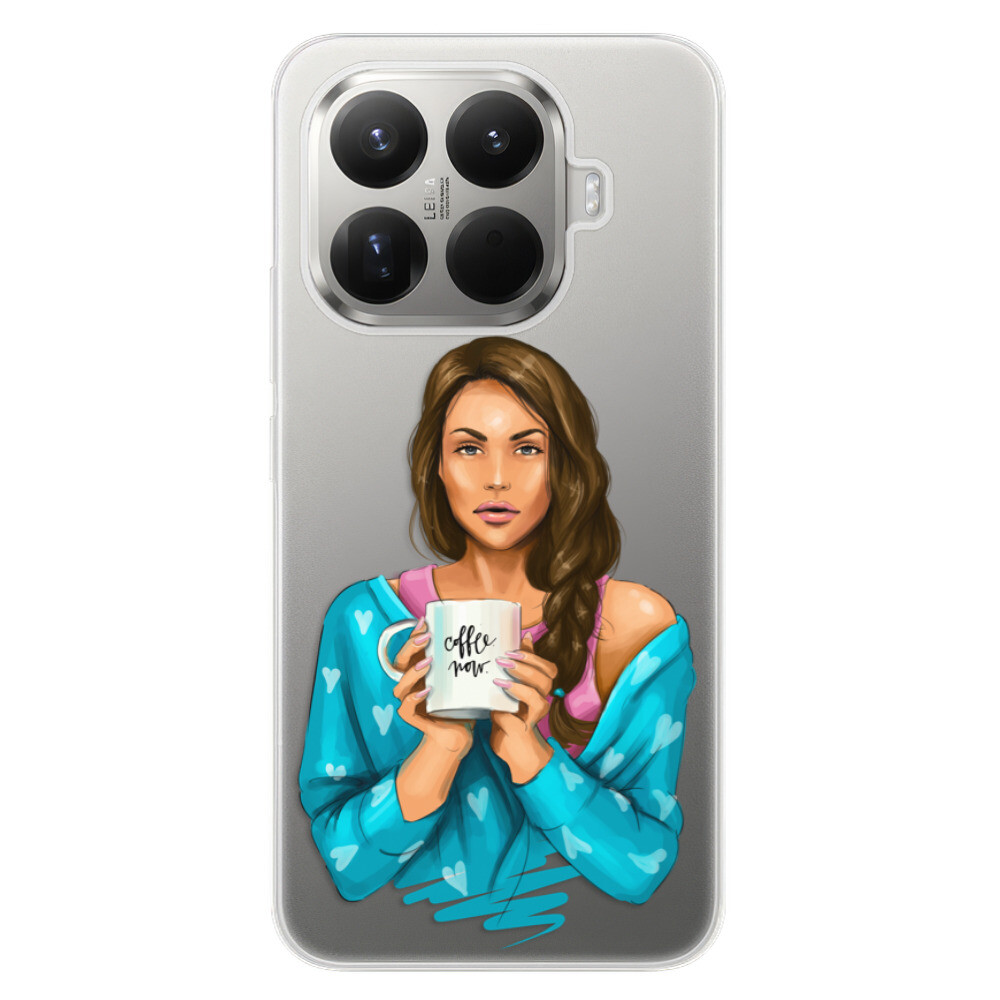 Odolné silikónové puzdro iSaprio - Coffe Now - Brunette - Xiaomi 15T Pro