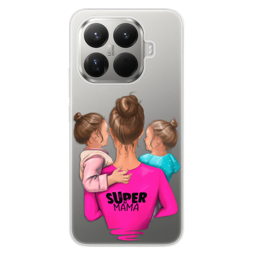 Odolné silikónové puzdro iSaprio - Super Mama - Two Girls - Xiaomi 15T Pro