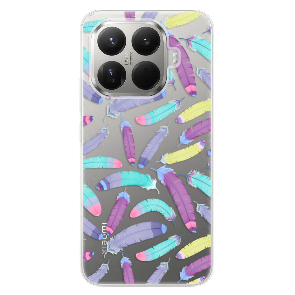 Odolné silikónové puzdro iSaprio - Feather Pattern 01 - Xiaomi 15T Pro
