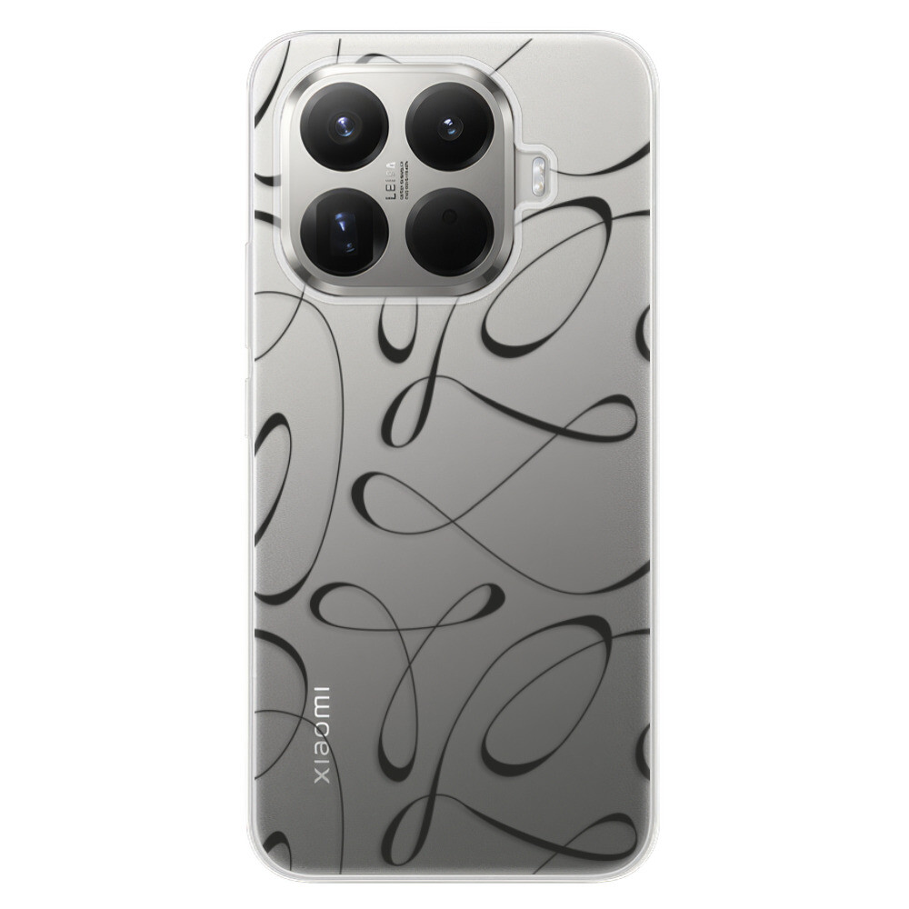 Odolné silikónové puzdro iSaprio - Fancy - black - Xiaomi 15T Pro