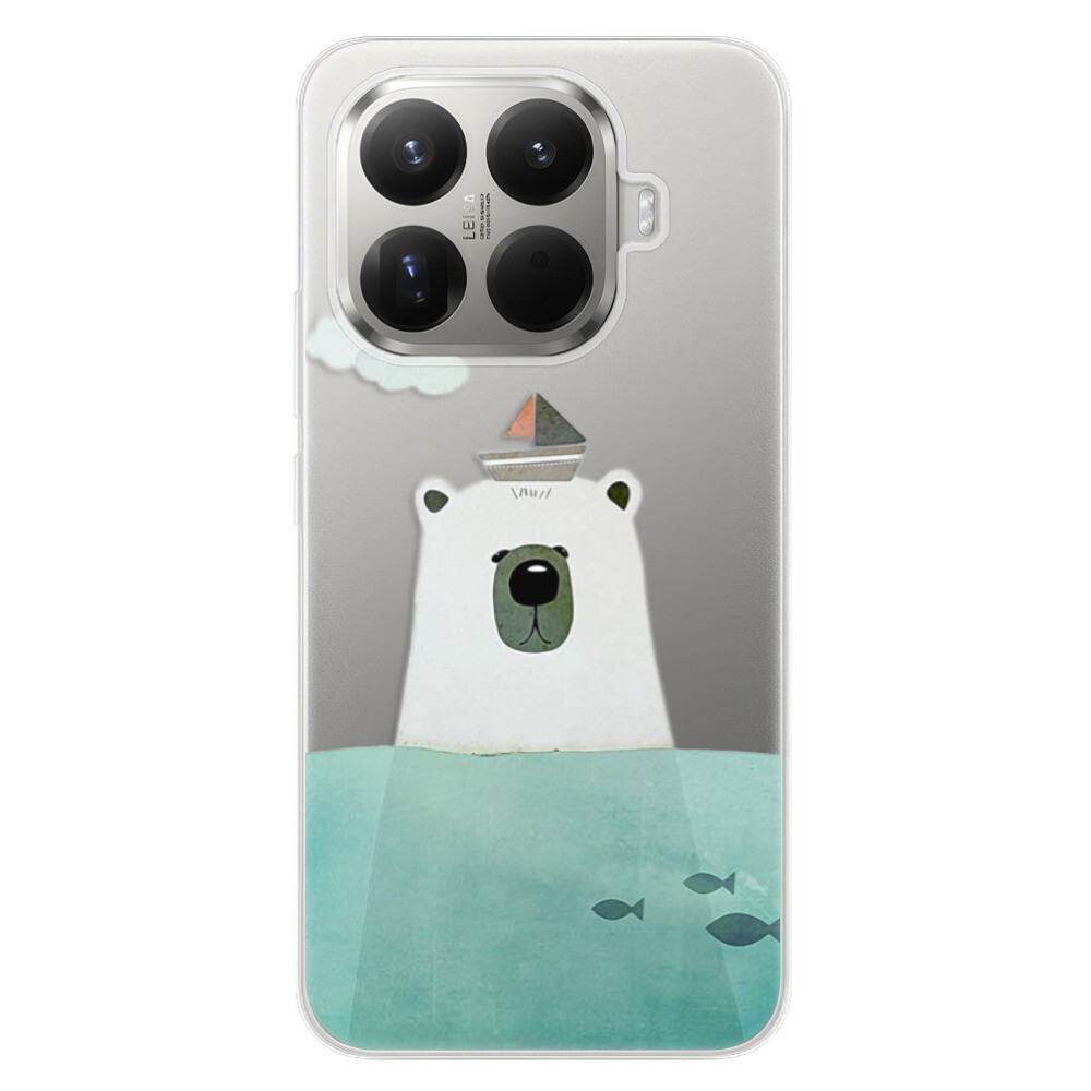 Odolné silikónové puzdro iSaprio - Bear With Boat - Xiaomi 15T Pro