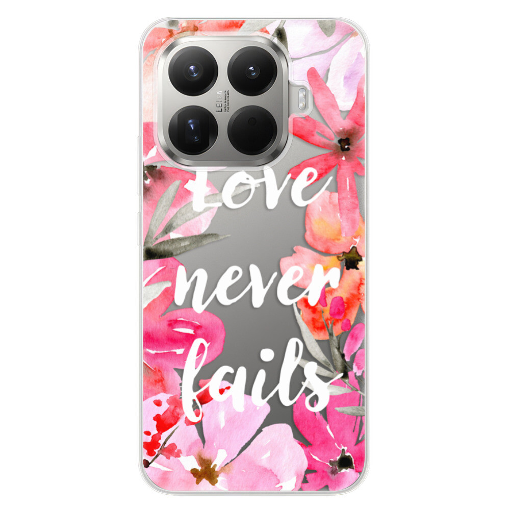 Odolné silikónové puzdro iSaprio - Love Never Fails - Xiaomi 15T Pro