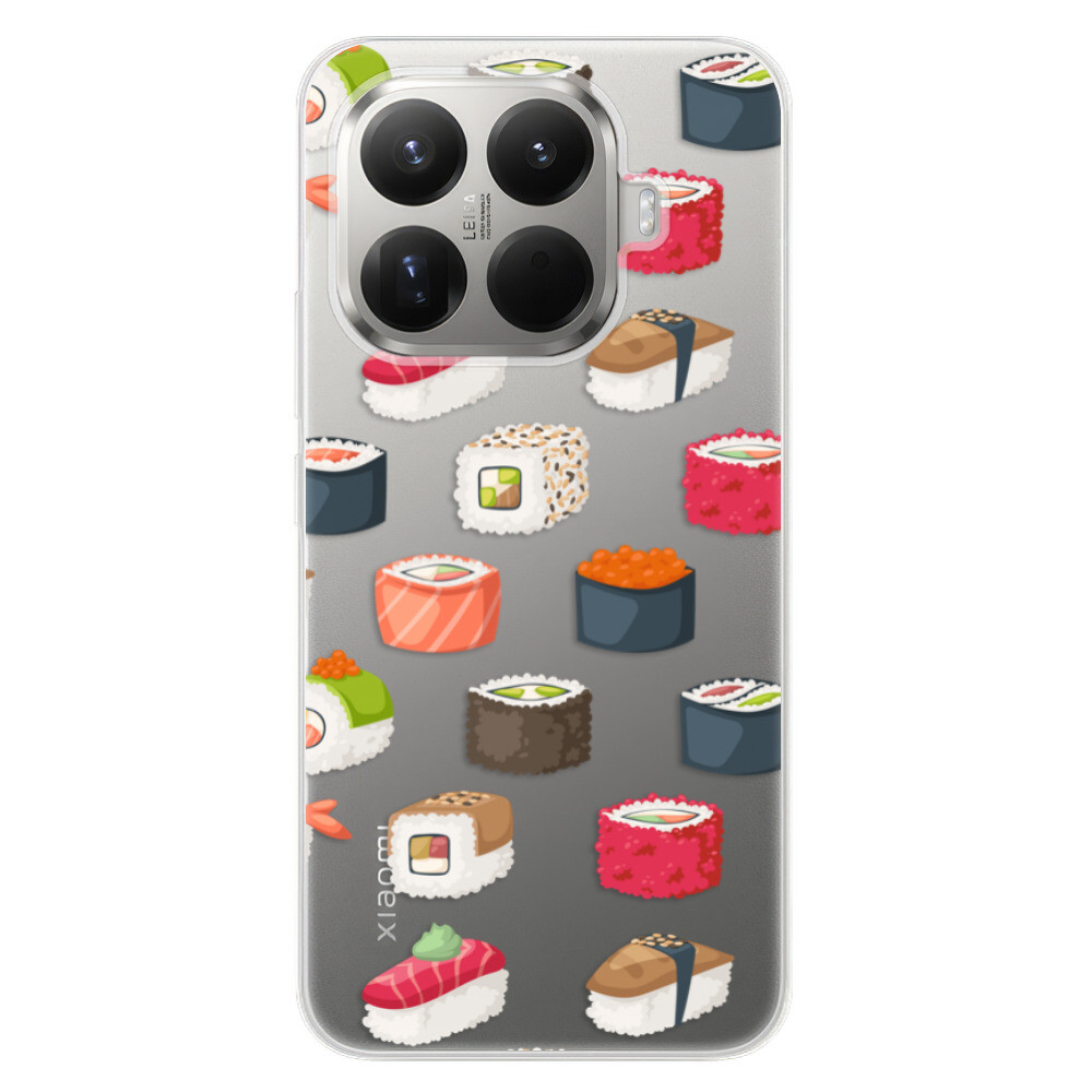Odolné silikónové puzdro iSaprio - Sushi Pattern - Xiaomi 15T Pro
