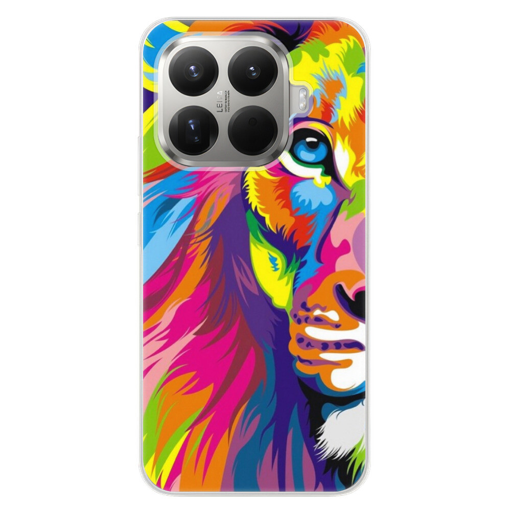 Odolné silikónové puzdro iSaprio - Rainbow Lion - Xiaomi 15T Pro