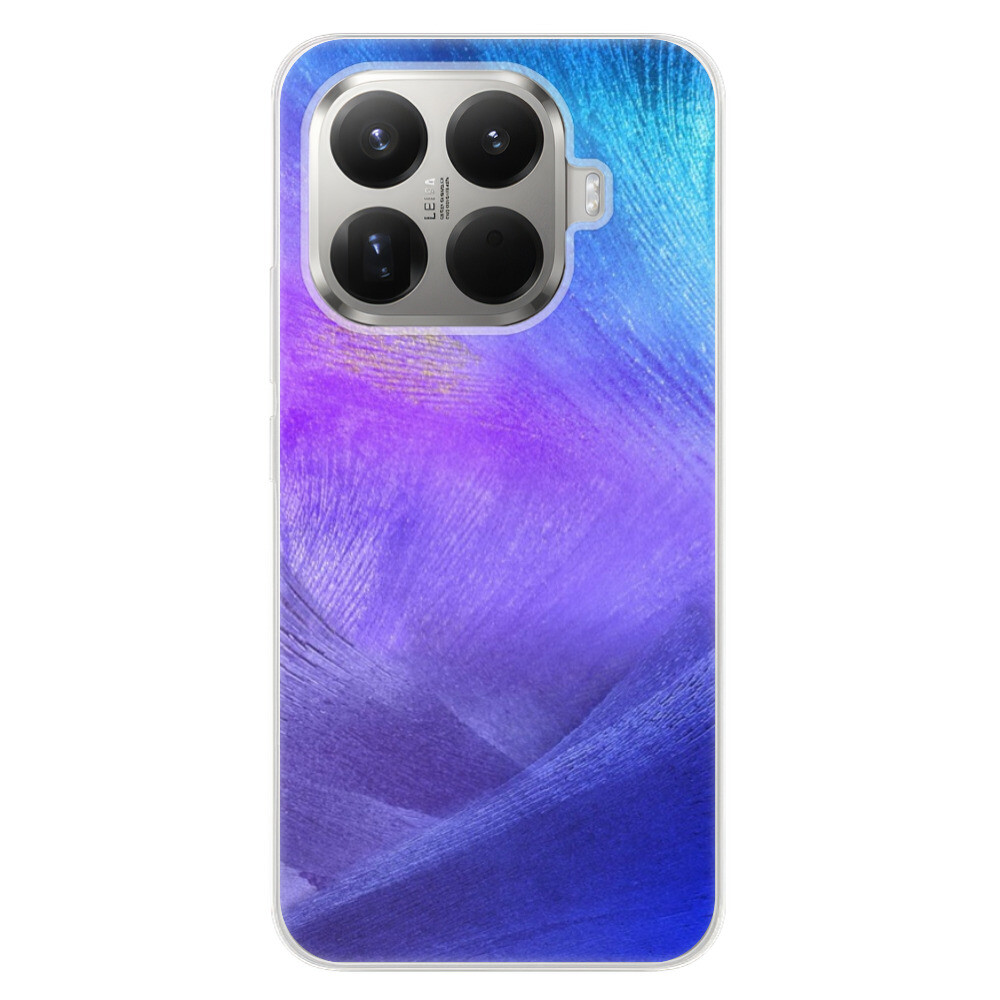 Odolné silikónové puzdro iSaprio - Purple Feathers - Xiaomi 15T Pro