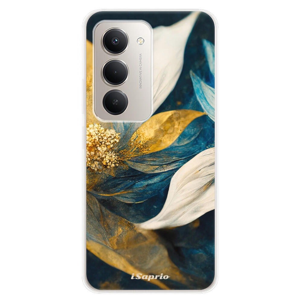 Odolné silikónové puzdro iSaprio - Gold Petals - Xiaomi Redmi 15