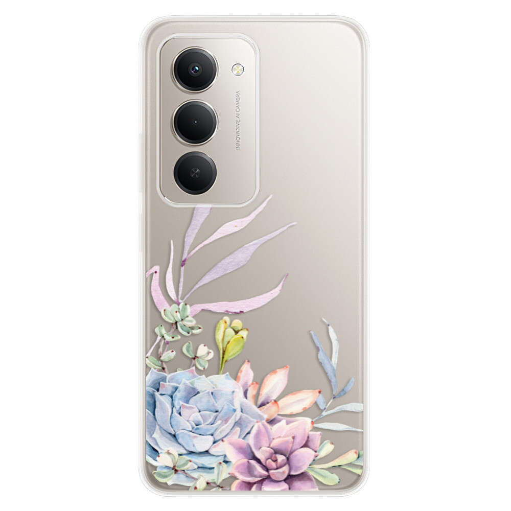 Odolné silikónové puzdro iSaprio - Succulent 01 - Xiaomi Redmi 15