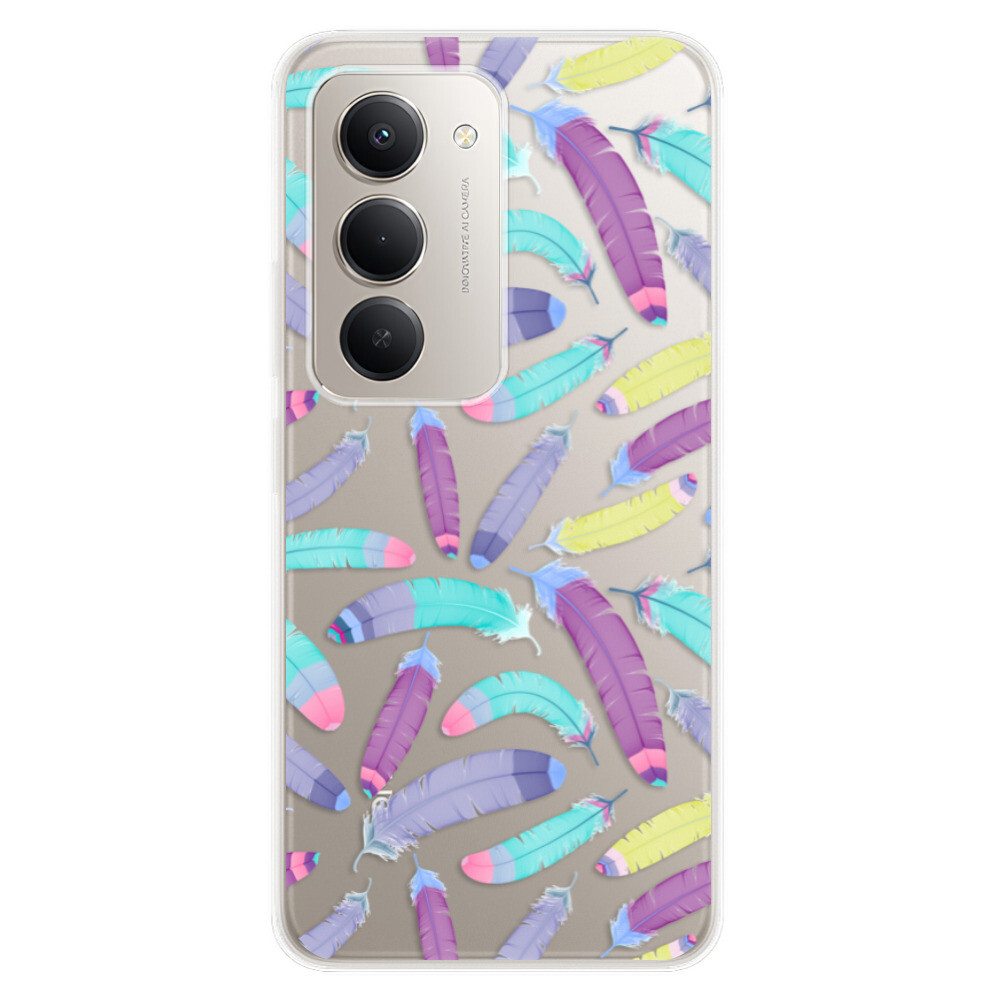 Odolné silikónové puzdro iSaprio - Feather Pattern 01 - Xiaomi Redmi 15
