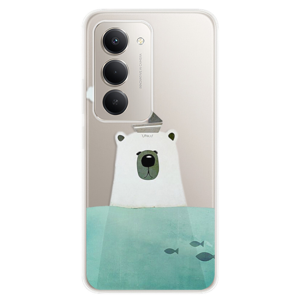 Odolné silikónové puzdro iSaprio - Bear With Boat - Xiaomi Redmi 15