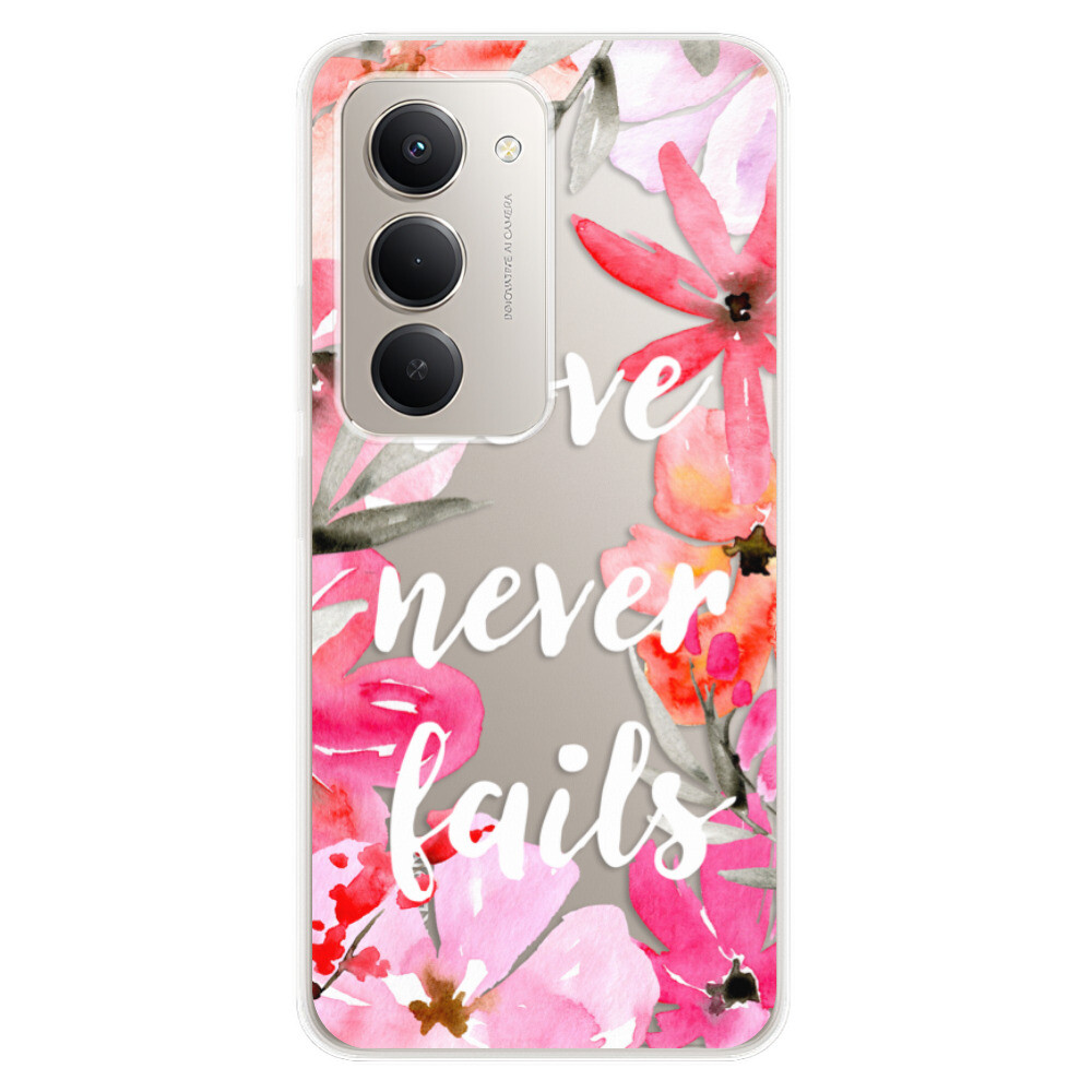 Odolné silikónové puzdro iSaprio - Love Never Fails - Xiaomi Redmi 15