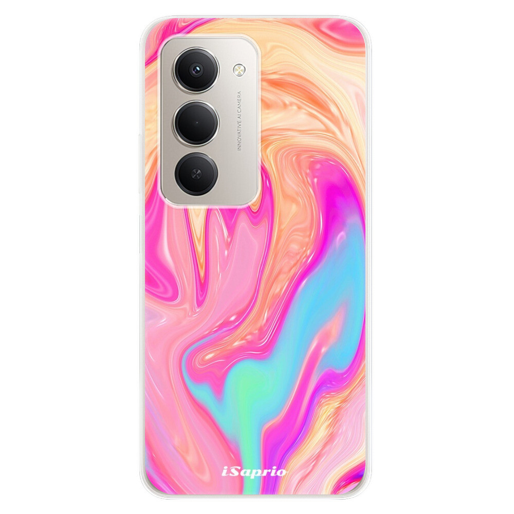 Odolné silikónové puzdro iSaprio - Orange Liquid - Xiaomi Redmi 15 5G