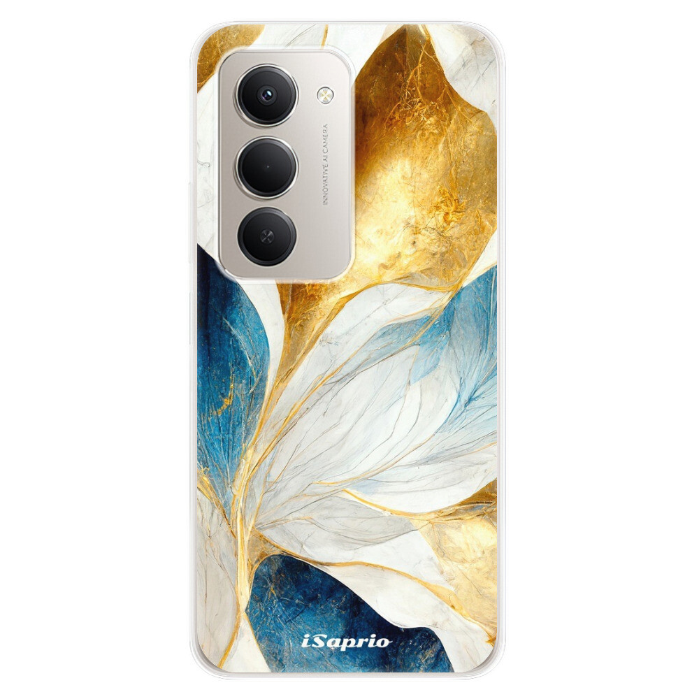 Odolné silikónové puzdro iSaprio - Blue Leaves - Xiaomi Redmi 15 5G