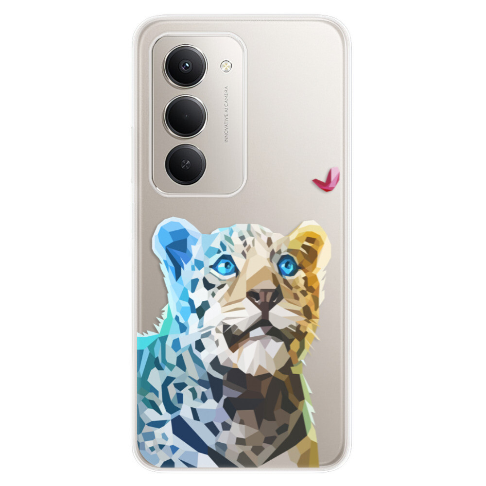 Odolné silikónové puzdro iSaprio - Leopard With Butterfly - Xiaomi Redmi 15 5G