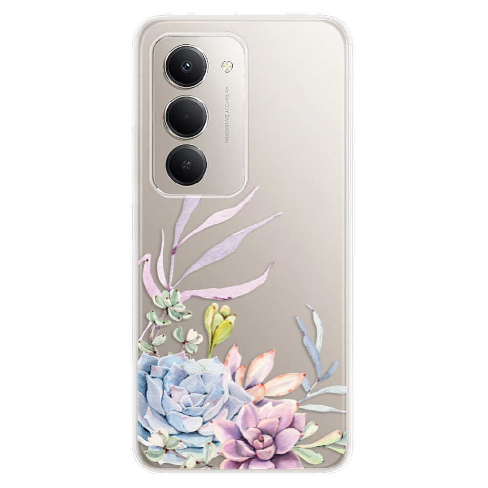 Odolné silikónové puzdro iSaprio - Succulent 01 - Xiaomi Redmi 15 5G