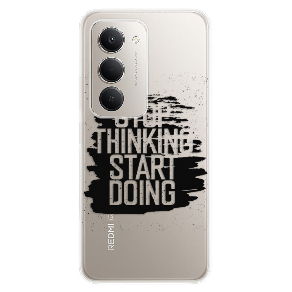 Odolné silikónové puzdro iSaprio - Start Doing - black - Xiaomi Redmi 15 5G
